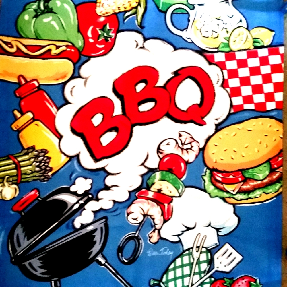 GARDEN FLAG "BBQ" 28x40"